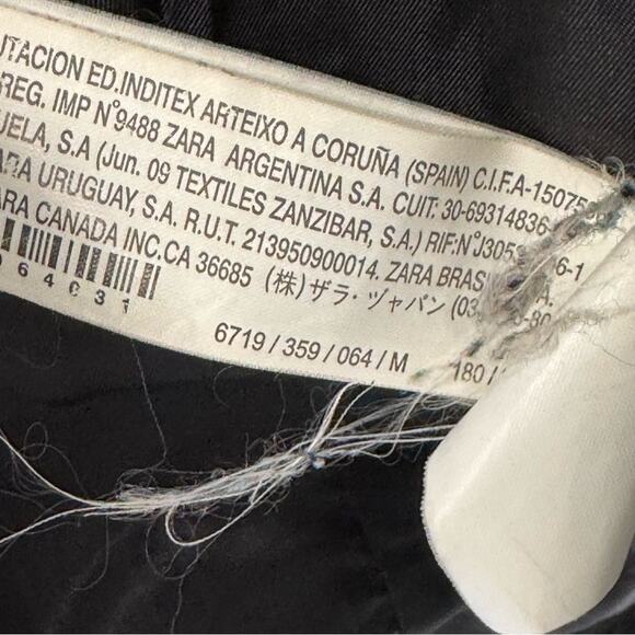 Zara Man Plaid Jacket Shaket with Hood Casual Windbreaker Med 6719/359/064 - Picture 8 of 13